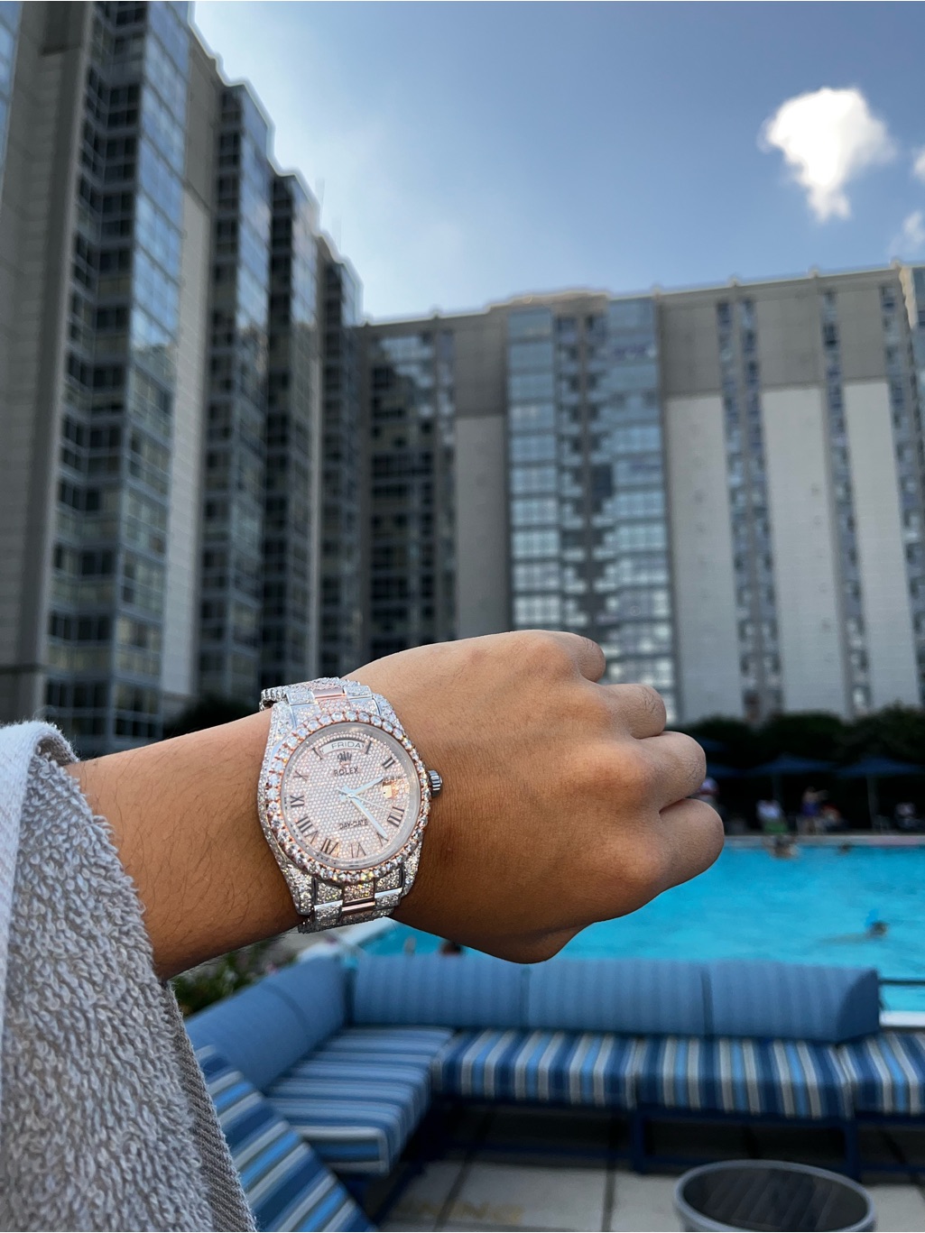 Rose Gold Mens Rolex Watch